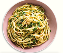 Melissa Clark's pasta with anchovies, garlic and pepper flakes
