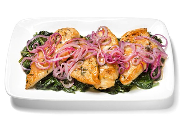 Melissa d'Arabian's four-step lemon-onion chicken