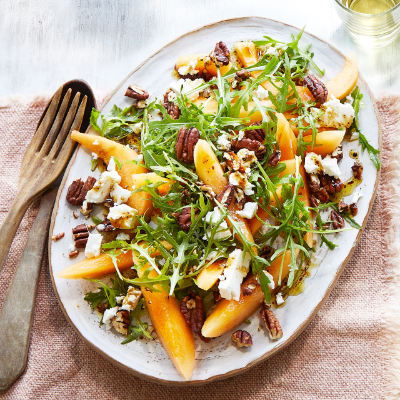 Melon, feta & rocket salad