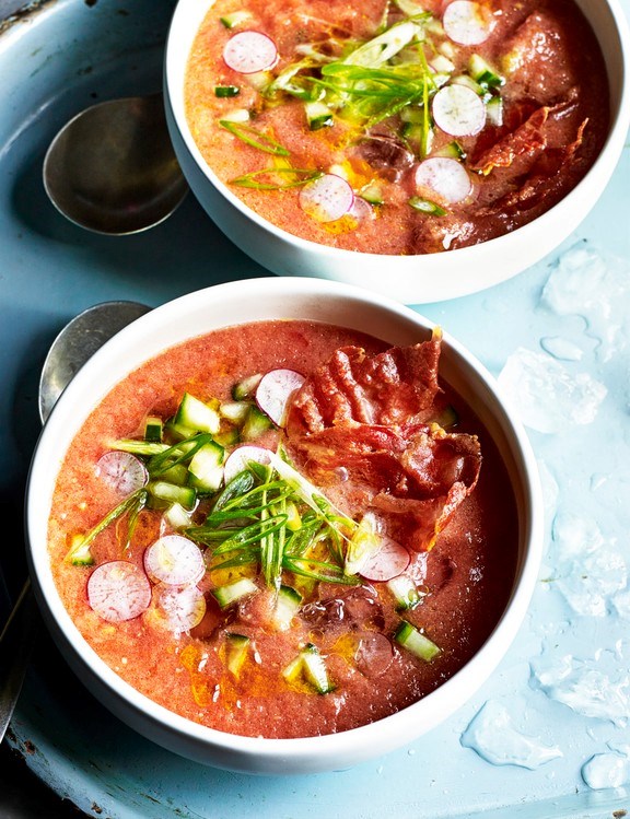 Melon gazpacho