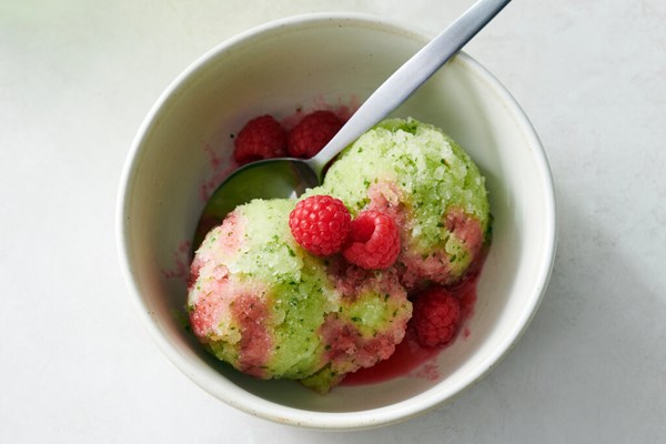 Melon-mint sorbet