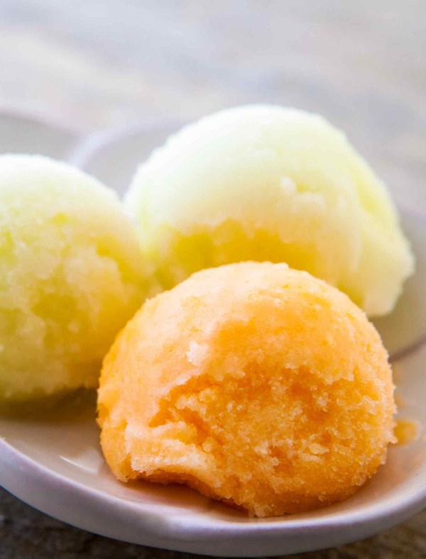 Melon sorbet