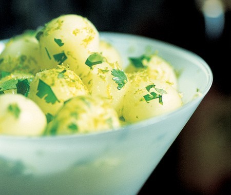 Melon with tequila & lime