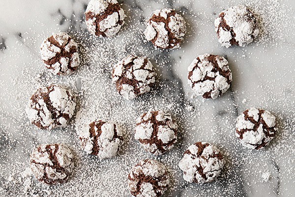 Melt-y chocolate-truffle cookies