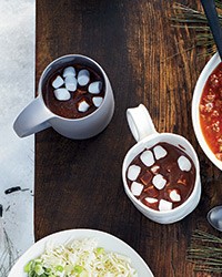 Melted ice cream hot chocolate