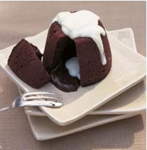 Melting chocolate puddings