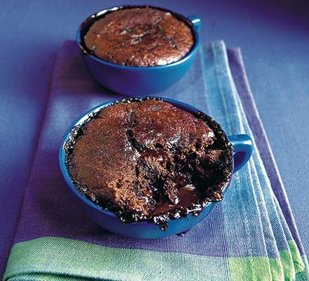 Melting chocolate puddings