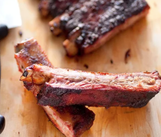 Memphis-style barbecued spareribs