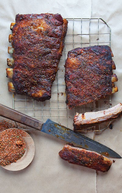 Memphis-style dry ribs