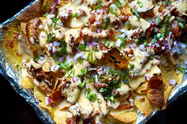 Memphis-style pulled pork nachos