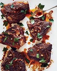 Merguez-spiced Colorado lamb