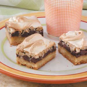 Meringue coconut brownies 