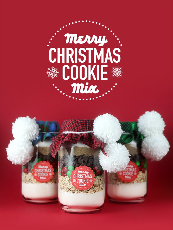 Merry Christmas cookie mix