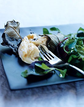 Mesclun salad with Banon cheese