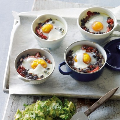 Mexican baked eggs