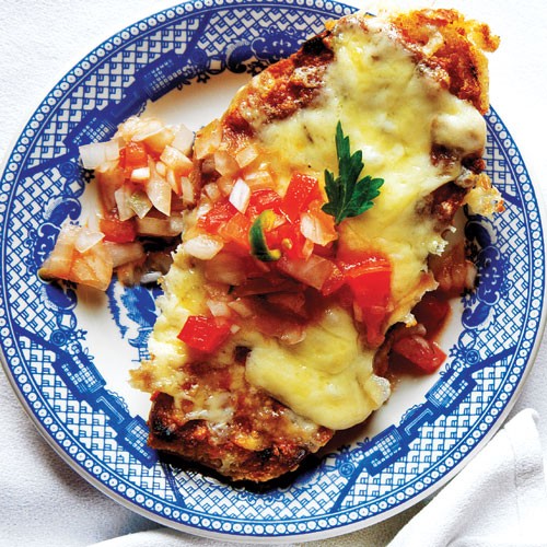Mexican bean and cheese sandwiches (Molletes)