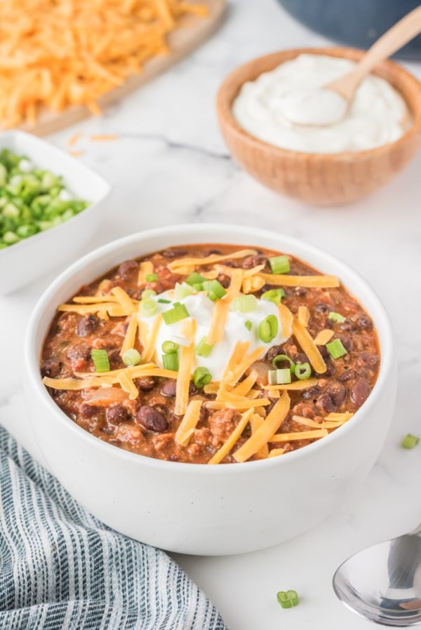Mexican black bean and sausage chili