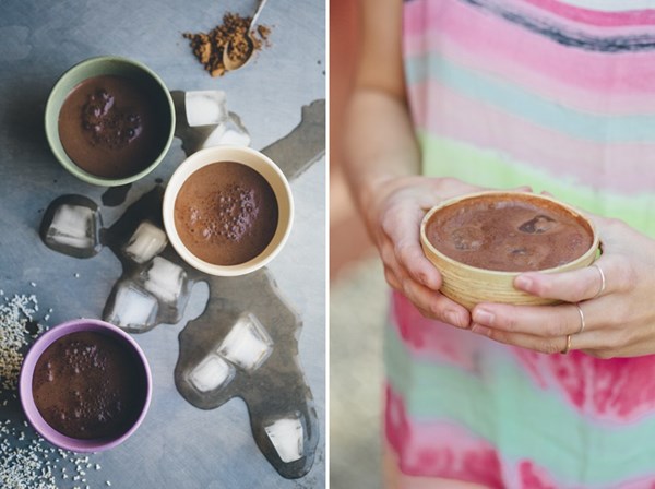 Mexican cacao, rice & amaranth drink