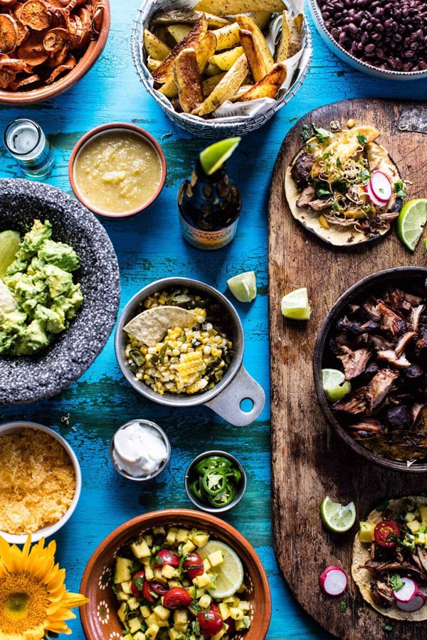 Mexican carnitas bar!