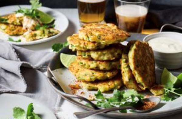 Mexican cauliflower fritters