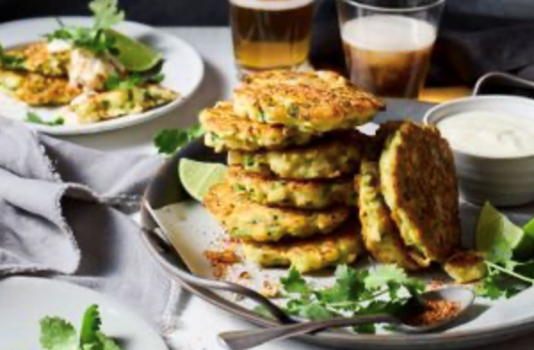 Mexican cauliflower fritters