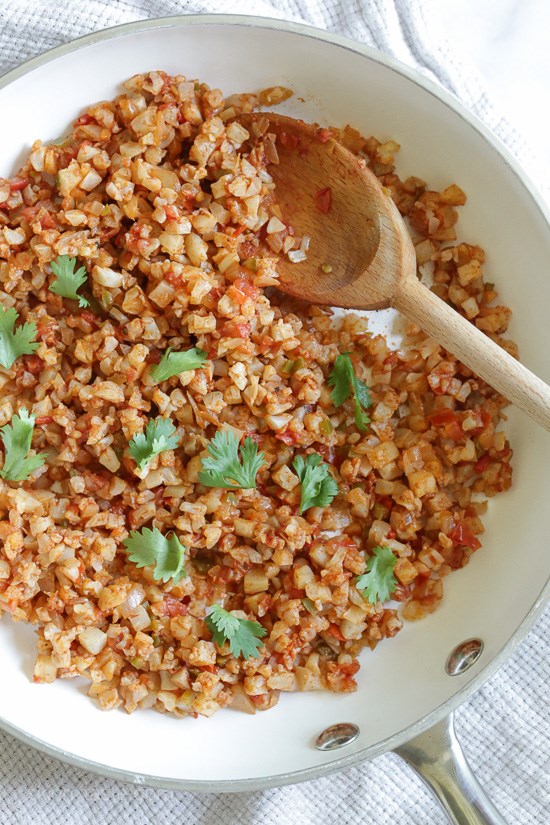 Mexican cauliflower "rice"