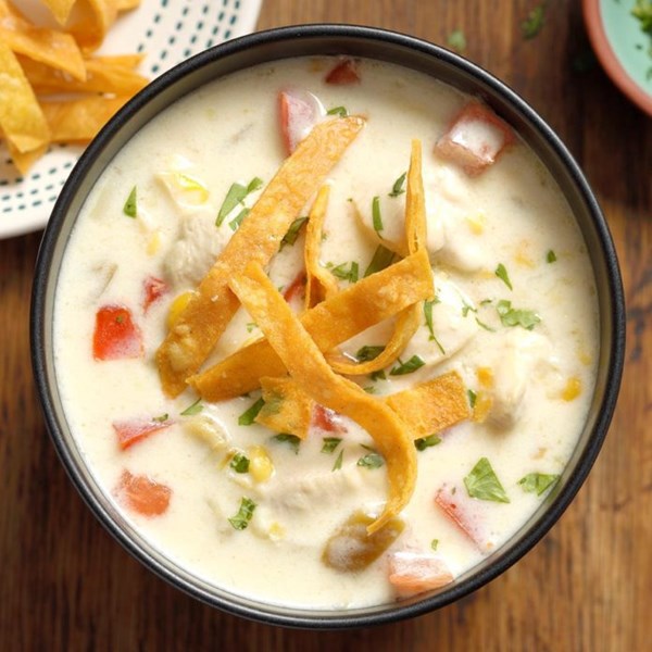 Mexican chicken corn chowder 