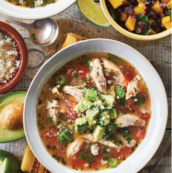 Mexican chicken soup