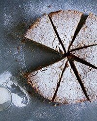 Mexican chocolate chip-pumpkin seed cake
