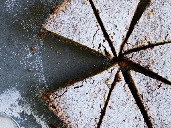 Mexican chocolate chip-pumpkin seed cake [Rick Bayless]