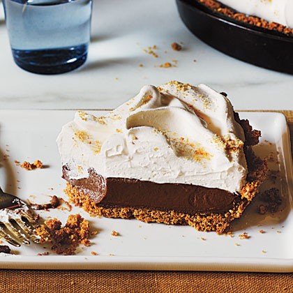 Mexican chocolate cream pie