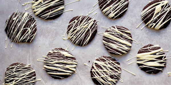 Mexican chocolate icebox cookies