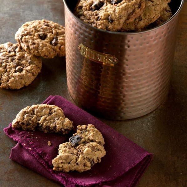 Mexican chocolate oatmeal cookies