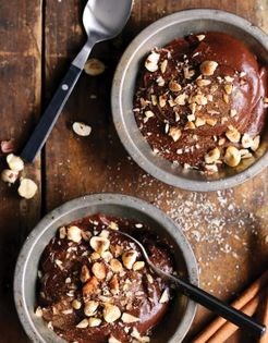Mexican chocolate pudding