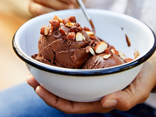 Mexican chocolate sorbet