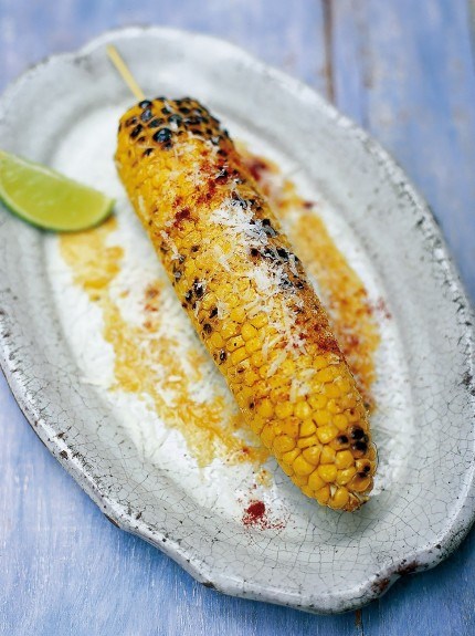 Mexican corn on the cob