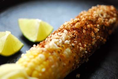 Mexican corn on the cob