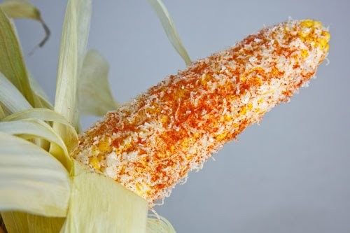 Mexican corn on the cob (Elote)