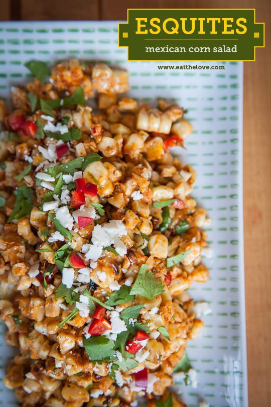Mexican corn salad (Esquites)