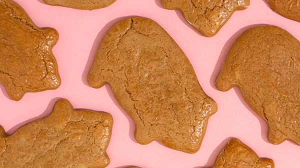 Mexican gingerbread pig cookies (Marranitos)