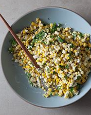 Mexican grilled-corn salad with citrus aioli