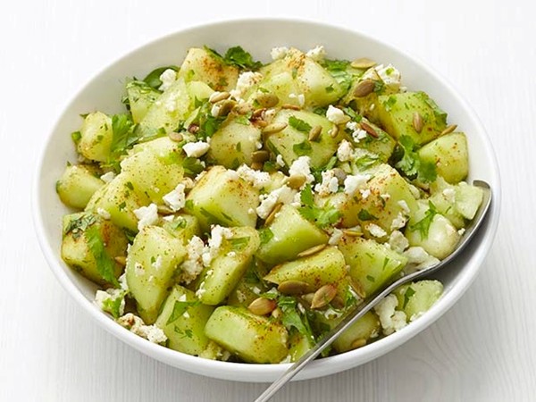Mexican honeydew salad