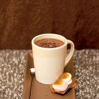 Mexican hot chocolate with marshmallows