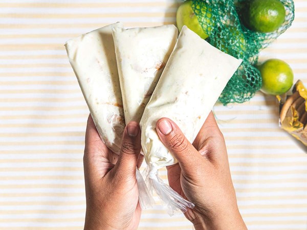 Mexican Key lime pie ice pops