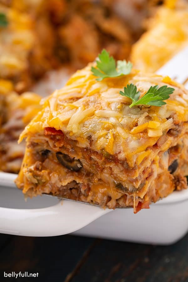 Mexican lasagna