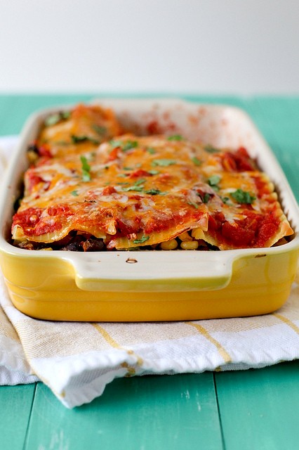 Mexican lasagna