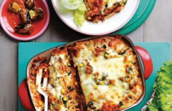 Mexican lasagne (Pastel Azteca)
