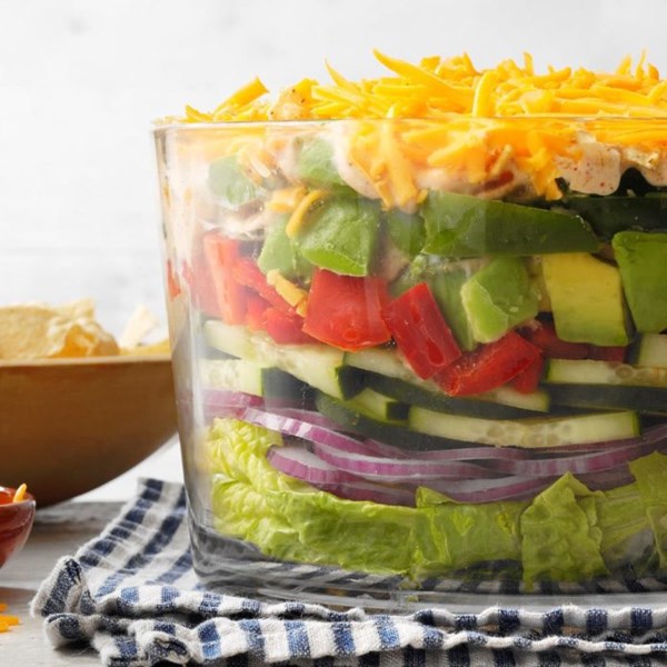 Mexican layered salad
