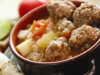 Mexican meatball soup (Albondigas)