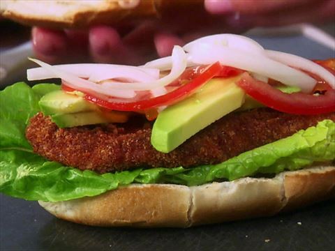 Mexican Milanese style sandwiches (tortas)